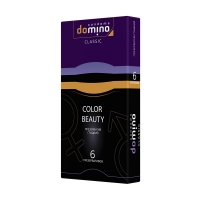 Гладкие разноцветные презервативы "Domino Colour Beauty", 6 шт