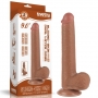 Фаллоимитатор на присоске без вибрации "Sliding-Skin Dual Layer Dong"