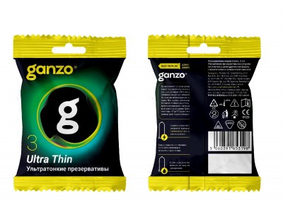 Презервативы "Ganzo", 3шт