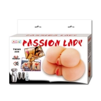 Реалистичная двойная вагина с вибрацией "Passion Lady Twin Ass"