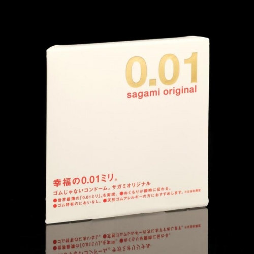 "SAGAMI Original 001" - Полиуретановые презервативы 0,01 мм (самые тонкие в мире)