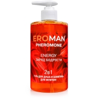Мужской гель для душа и шампунь с феромонами "ENERGY", 430 мл