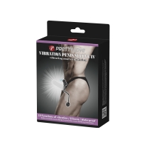 Эрекционное виброкольцо на член и анальный стимулятор в виде шарика "Pretty Love Penis sleeve 4"