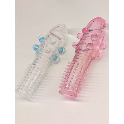 Насадка на член с шариками и шипами