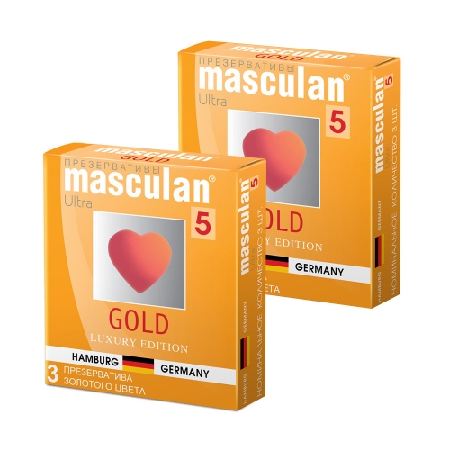 Презерватив "Masculan Gold", 3 шт