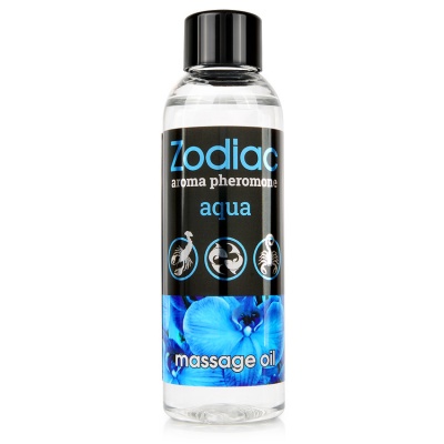 Массажное масло с феромонами "Zodiac Aqua", 75 мл